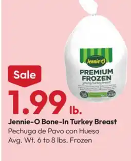 Stater Bros Jennie-O Bone-In Turkey Breast offer