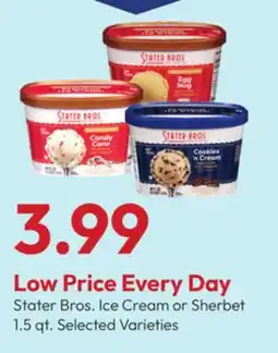 Stater Bros Stater Bros. Ice Cream or Sherbet offer