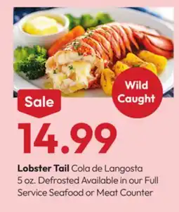 Stater Bros Lobster Tail offer