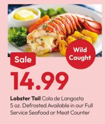 Stater Bros Lobster Tail offer