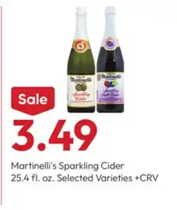 Stater Bros Martinelli's Sparkling Cider offer