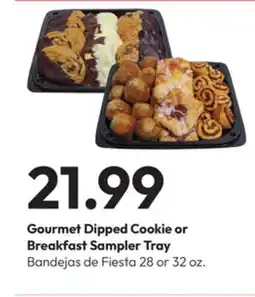 Stater Bros Gourmet Dipped Cookie or Breakfast Sampler Tray offer