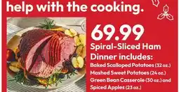 Stater Bros Spiral-Sliced Ham Dinner offer