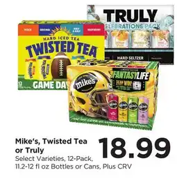 Food 4 Less Mike's, Twisted Tea or Truly offer