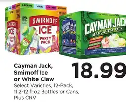 Food 4 Less Cayman Jack, Smirnoff Ice or White Claw offer
