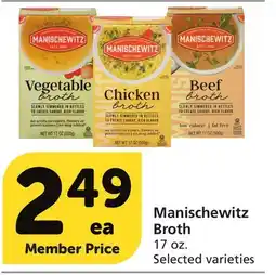 Albertsons Manischewitz Broth offer