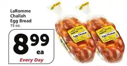Albertsons LaRomme Challah Egg Bread offer