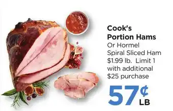 Food 4 Less Cook's Portion Hams offer
