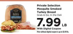 Food 4 Less Private Selection Mesquite Smoked Turkey Breast offer