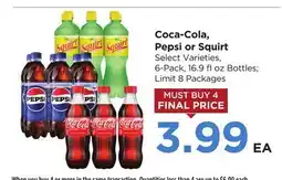 Food 4 Less Coca-Cola, Pepsi or Squirt offer