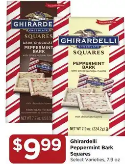 Food 4 Less Ghirardelli Peppermint Bark Squares offer