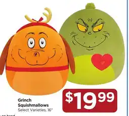 Food 4 Less Grinch Squishmallows offer