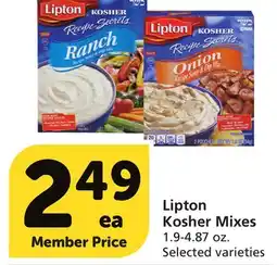 Vons Lipton Kosher Mixes offer