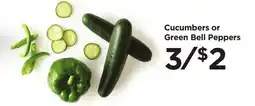 Food 4 Less Cucumbers or Green Bell Peppers offer