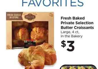 Food 4 Less Fresh Baked Private Selection Butter Croissants offer