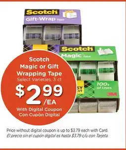 Ralphs Scotch Magic or Gift Wrapping Tape offer