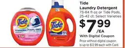 Ralphs Tide Laundry Detergent offer