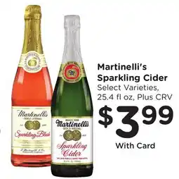 Ralphs Martinelli's Sparkling Cider offer