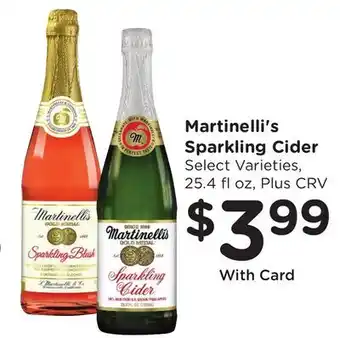Ralphs Martinelli's Sparkling Cider offer