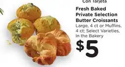 Ralphs Fresh Baked Private Selection Butter Croissants offer