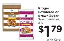 Ralphs Kroger Powdered or Brown Sugar offer