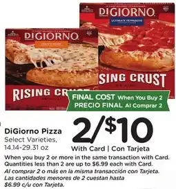 Ralphs DiGiorno Pizza offer