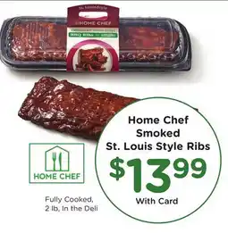 Ralphs Home Chef Smoked St. Louis Style Ribs offer