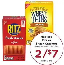 Ralphs Nabisco Ritz or Snack Crackers offer