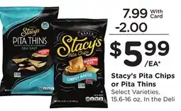 Ralphs Stacy's Pita Chips or Pita Thins offer