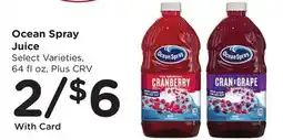 Ralphs Ocean Spray Juice offer