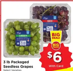 Ralphs 3 lb Packaged Seedless Grapes offer