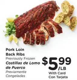 Ralphs Pork Loin Back Ribs offer