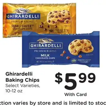 Ralphs Ghirardelli Baking Chips offer