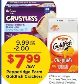 Ralphs Pepperidge Farm Goldfish Crackers offer