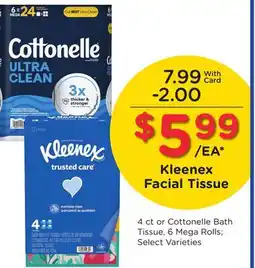 Ralphs Kleenex Facial Tissue offer