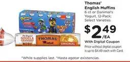 Ralphs Thomas' English Muffins offer