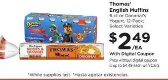 Ralphs Thomas' English Muffins offer