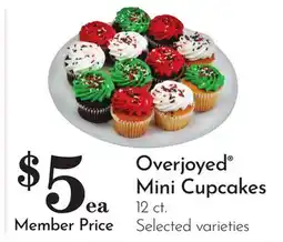 Pavilions Overjoyed Mini Cupcakes offer