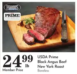 Pavilions USDA Prime Black Angus Beef New York Roast offer