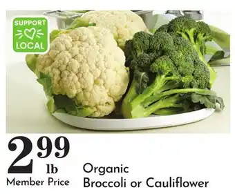 Pavilions Organic Broccoli or Cauliflower offer
