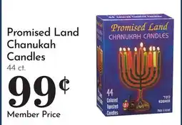 Pavilions Promised Land Chanukah Candles offer