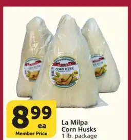 Albertsons La Milpa Corn Husks offer
