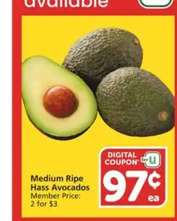 Albertsons Medium Ripe Hass Avocados offer