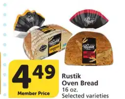Albertsons Rustik Oven Bread offer