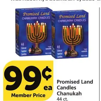Pavilions Promised Land Candles Chanukah offer