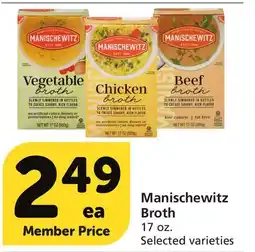 Pavilions Manischewitz Broth offer