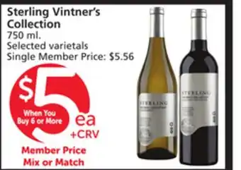 Albertsons Sterling Vintner's Collection offer