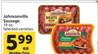 Albertsons Johnsonville Sausage offer