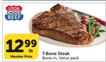 Albertsons T-Bone Steak offer