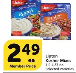 Pavilions Lipton Kosher Mixes offer